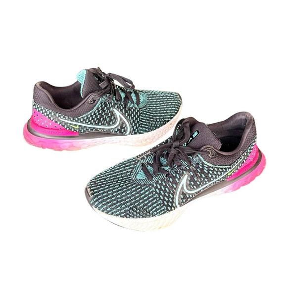 Nike React Infinity Run Flyknit 3 Women's Road Running Athletic Shoes Size 10.5 - Picture 1 of 14